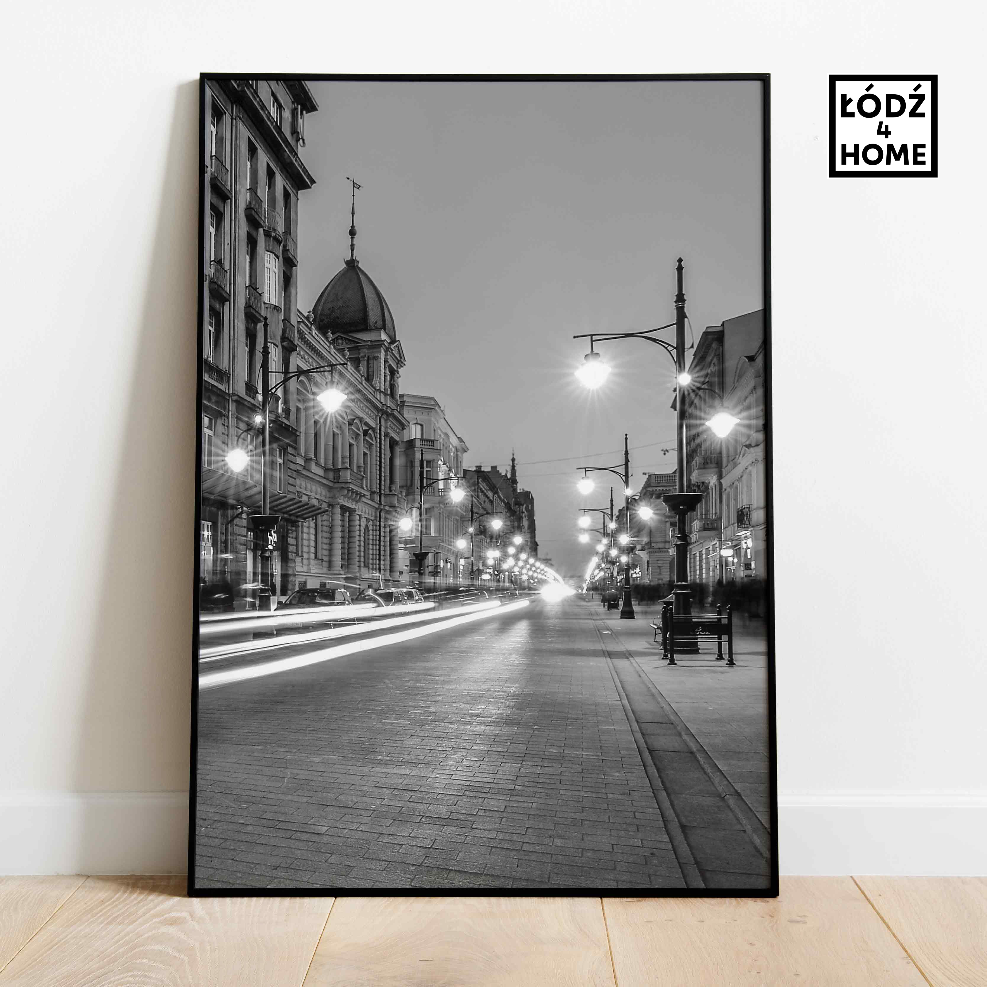 Plakat_Lodz_-_Piotrkowska_przy_Moniuszki