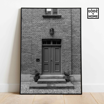 Plakat Łódź - drzwi Księży Młyn