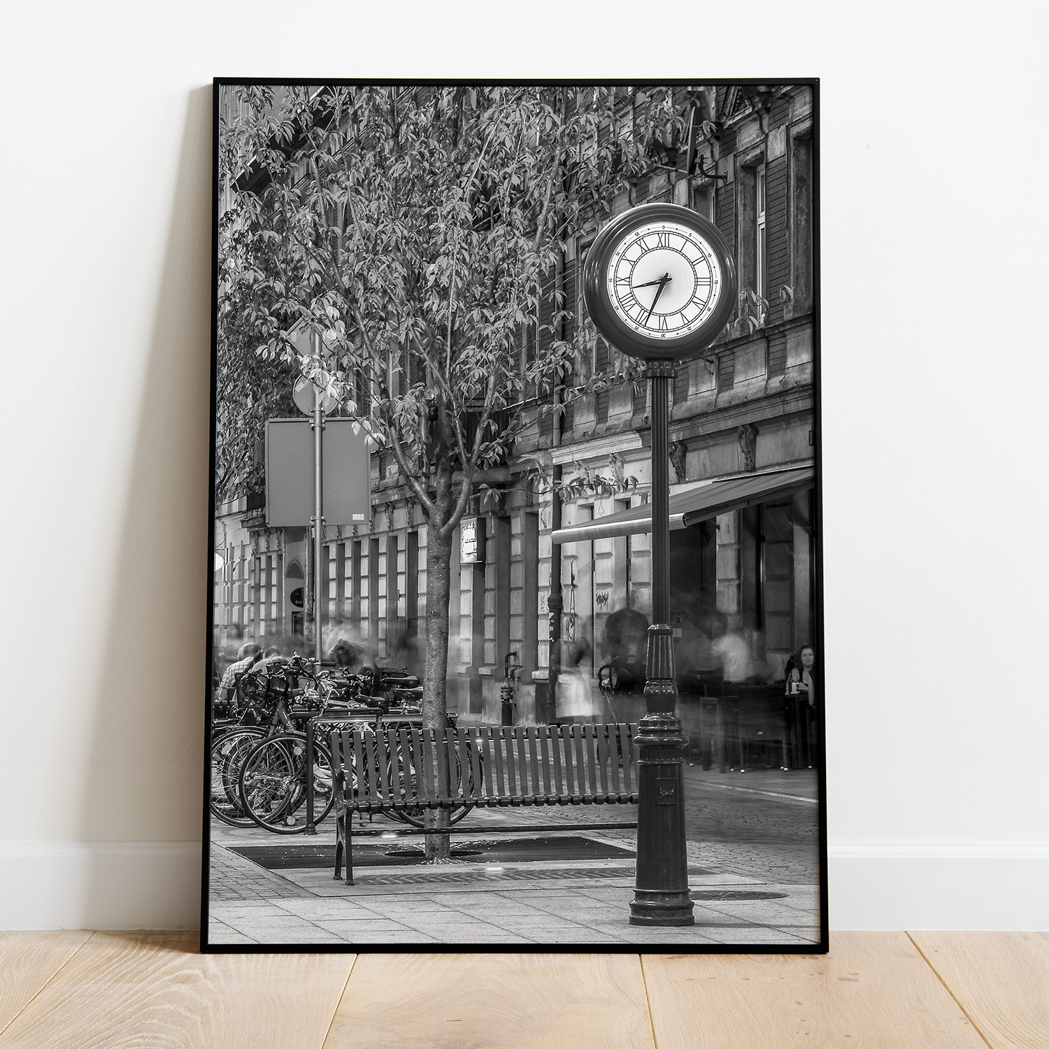 Plakat_Lodz_-_zegar_Woonerf