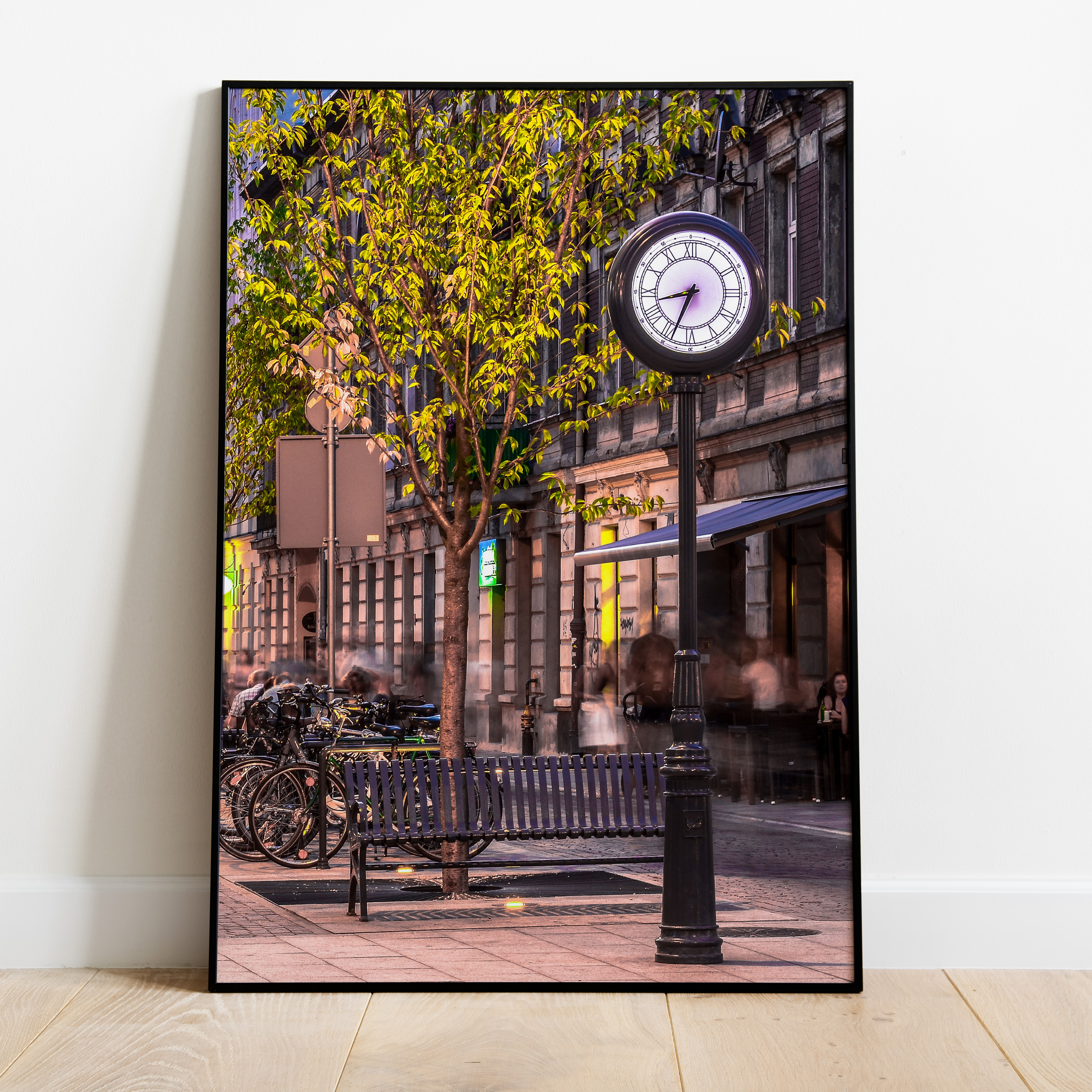 Plakat_Lodz_-_zegar_Woonerf_kolor