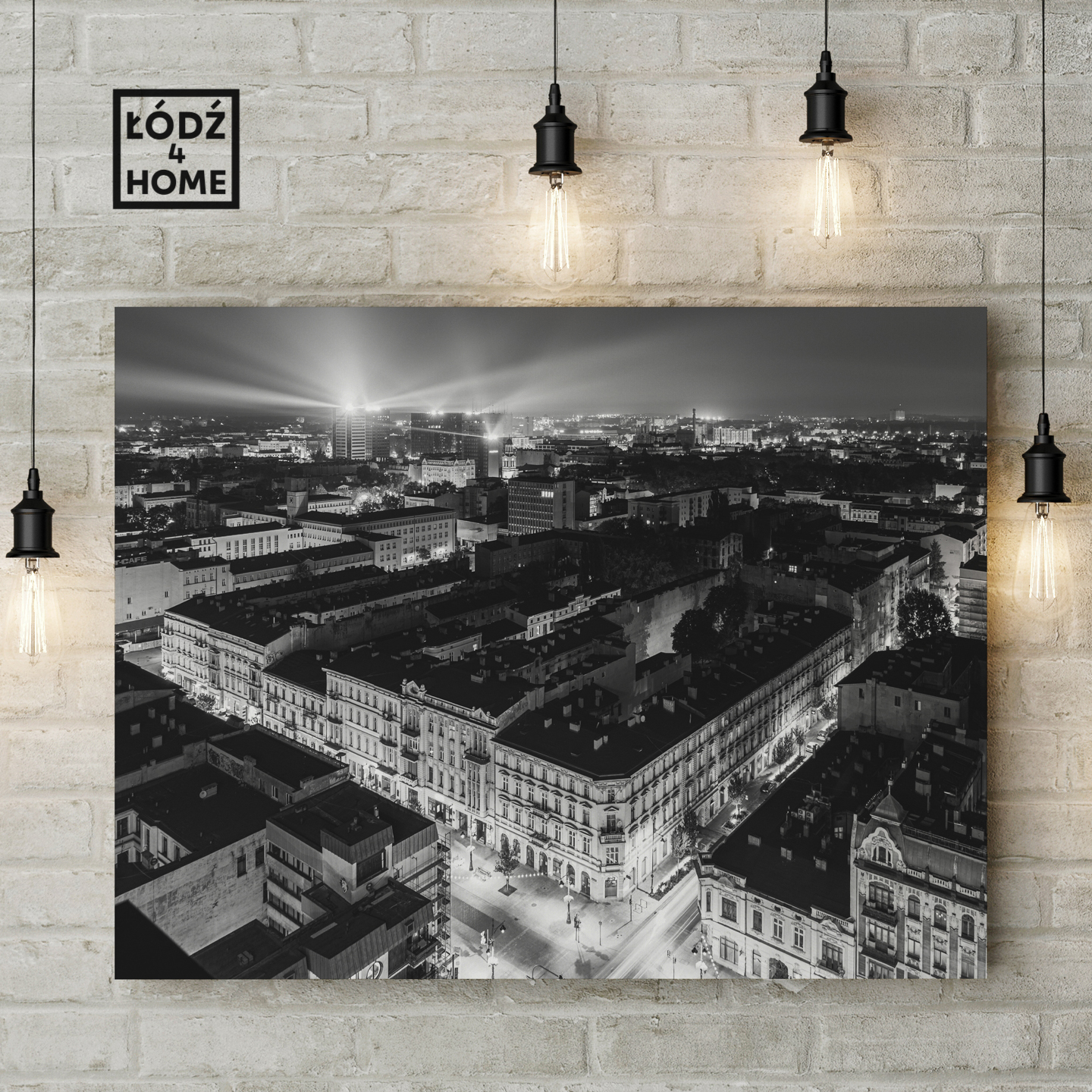 Zdjęcie Łodzi - Panorama centrum Łodzi